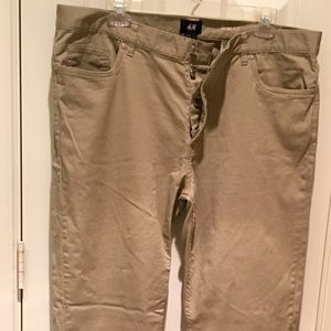 H&M khaki pants like new
